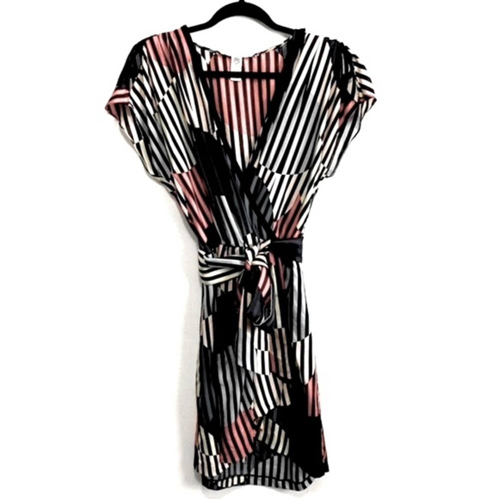 Diane Von Furstenberg Silk Rilla faux wrap dress